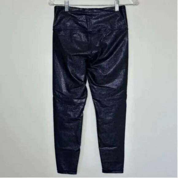 Zyia Active Navy Metallic Plus Light N Tight Leggings Size 8-10 - Picture 6 of 8